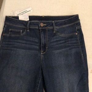 Time and true size 8 skinny jeans cuffed pockets NWTs